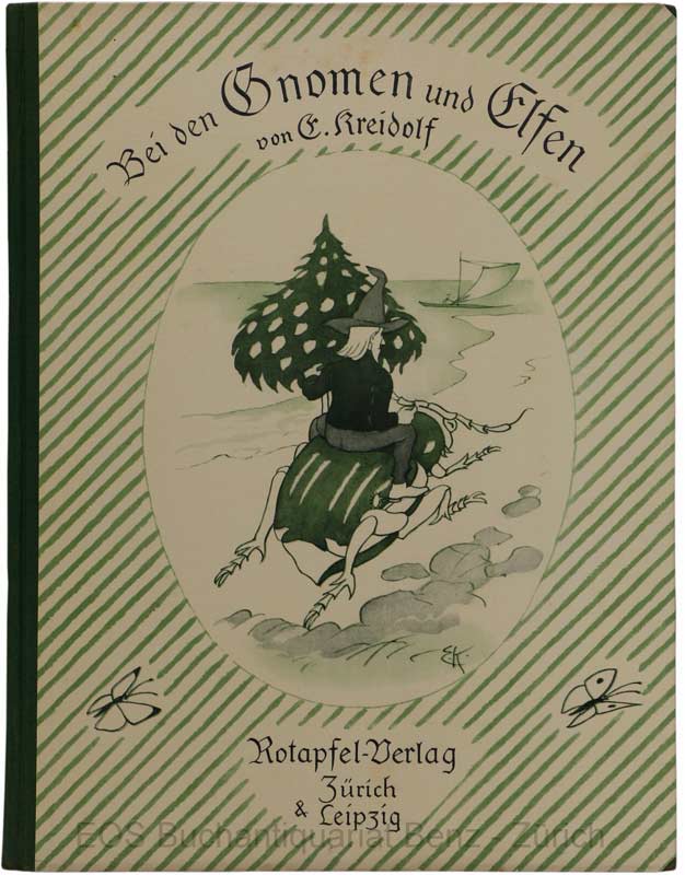 Bei den Gnomen und Elfen. - EOS BUCHANTIQUARIAT BENZ Kreidolf, Ernst: -Bei den Gnomen und Elfen.