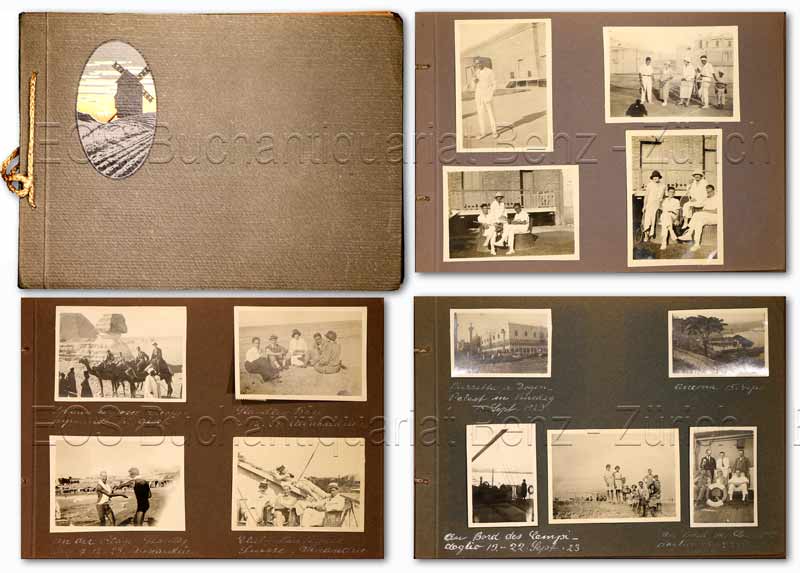 Privates Fotoalbum mit 52 Fotografien von Aegypten. - EOS BUCHANTIQUARIAT BENZ -Privates Fotoalbum mit 52 Fotografien von Aegypten.