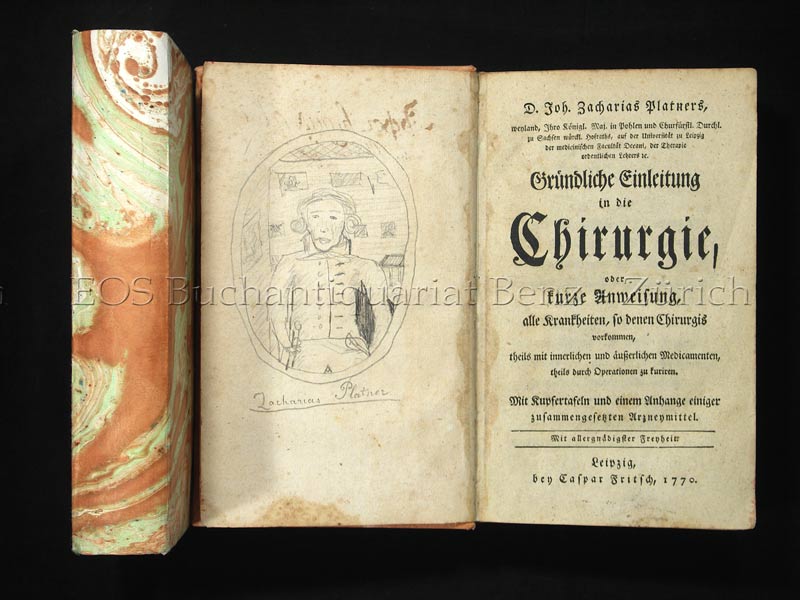 Gründliche Einleitung in die Chriurgie, - EOS BUCHANTIQUARIAT BENZ Platner, Joh(ann) Zacharias: -Gründliche Einleitung in die Chriurgie,