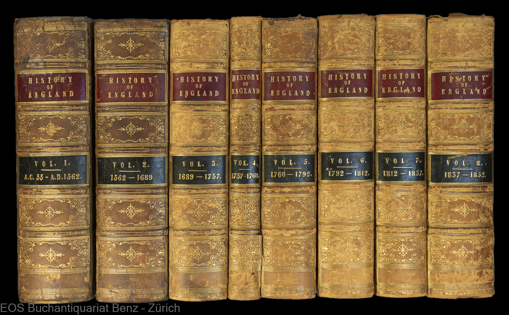 The History of England: - EOS BUCHANTIQUARIAT BENZ Gaspey, Thomas: -The History of England: