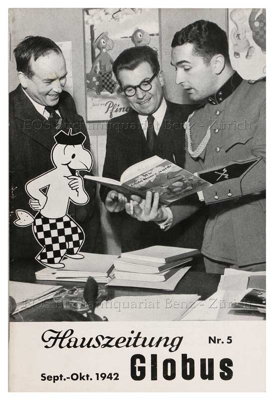 Haus-Zeitung der Magazine zum Globus. - EOS BUCHANTIQUARIAT BENZ -Haus-Zeitung der Magazine zum Globus.