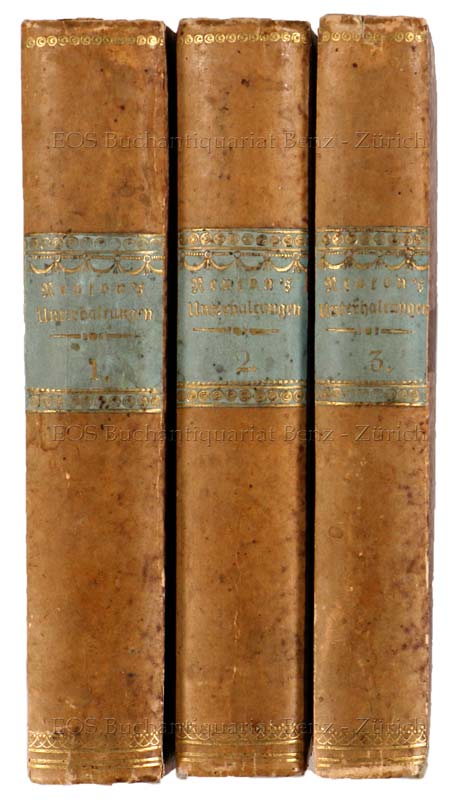 Unterhaltungen über wichtige Herzensangelegenheiten in Briefen an vertraute Freunde geschrieben. - EOS BUCHANTIQUARIAT BENZ Newton, John: -Unterhaltungen über wichtige Herzensangelegenheiten in Briefen an vertraute Freunde geschrieben.