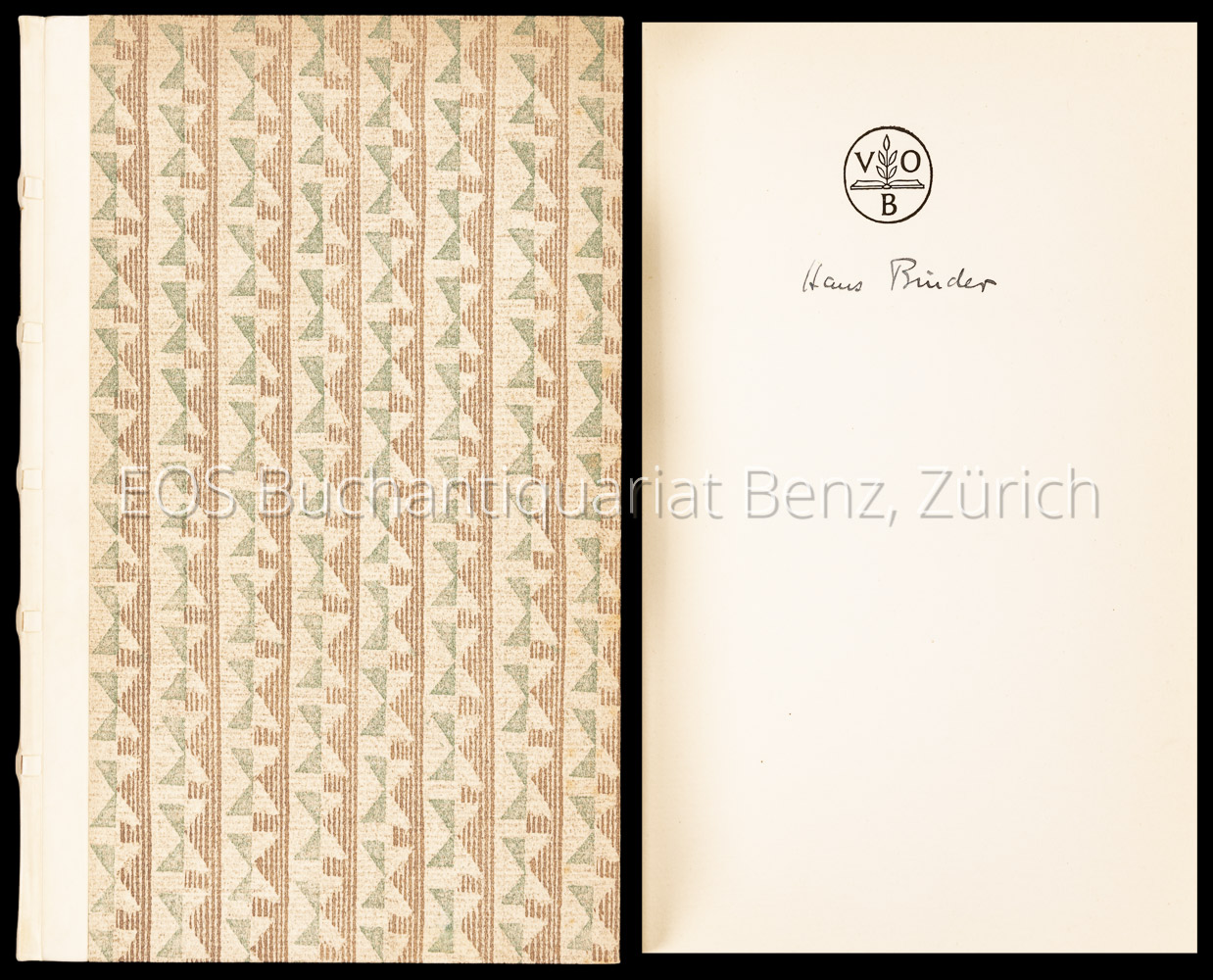 Das Problem des genialen Menschen. - EOS BUCHANTIQUARIAT BENZ Binder, Hans: -Das Problem des genialen Menschen.