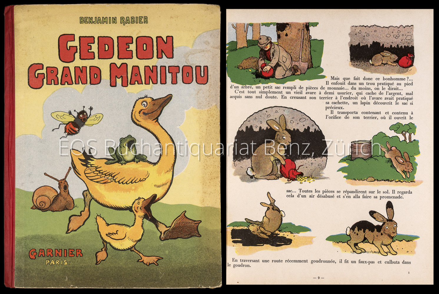 Gédéon grand Manitou. - EOS BUCHANTIQUARIAT BENZ Rabier, Benjamin: -Gédéon grand Manitou.