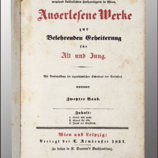 Abraham a Sancta Clara (Ordensname für Johann Ulrich Megerle): -Auserlesene Werke