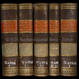 Wagner, Rudolph (Hrsg.): -Handwörterbuch der Physiologie mit Rücksicht auf physiologische Pathologie.