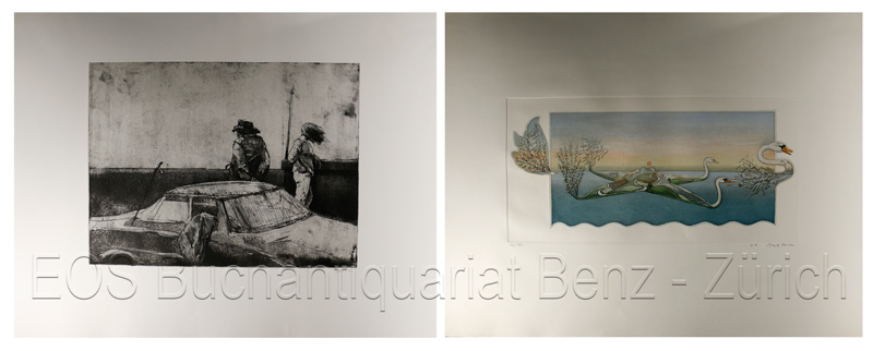 CH'81 - 10 Schweizer Radierer - 10 Gravures Suisses - EOS BUCHANTIQUARIAT BENZ -CH'81 - 10 Schweizer Radierer - 10 Gravures Suisses