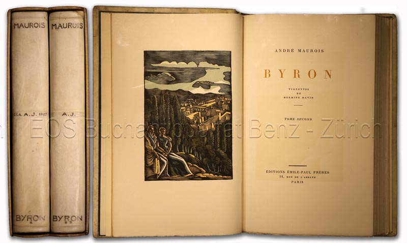Byron. - EOS BUCHANTIQUARIAT BENZ Maurois, André: -Byron.