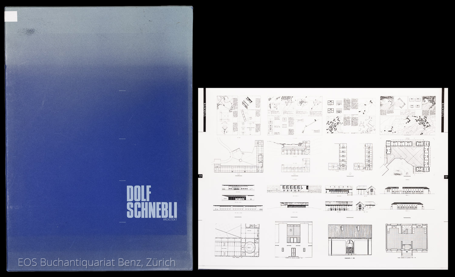 Dolf Schnebli. Entwurfsuntericht an der Architekturabteilung. - EOS BUCHANTIQUARIAT BENZ Schnebli, Dolf: -Dolf Schnebli. Entwurfsuntericht an der Architekturabteilung.