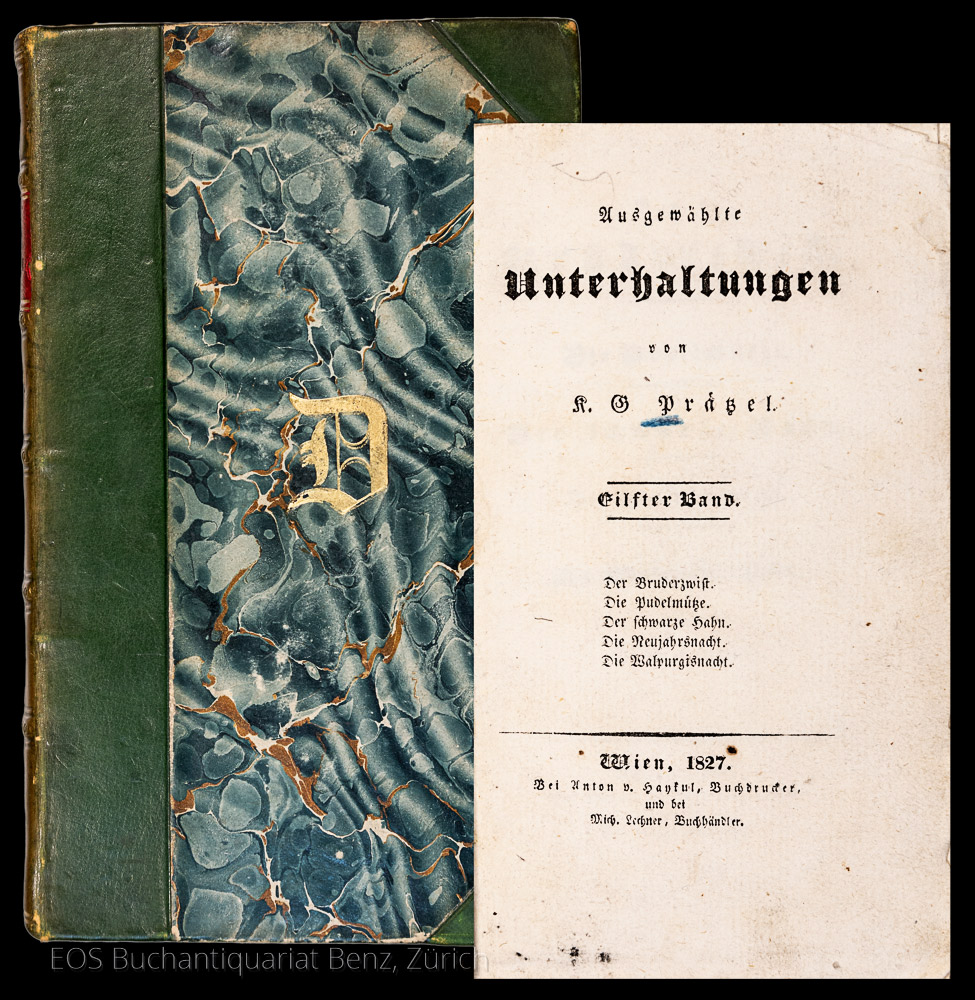 Ausgewählte Unterhaltunge. - EOS BUCHANTIQUARIAT BENZ Prätzel, Karl Gottlieb; -Ausgewählte Unterhaltunge.