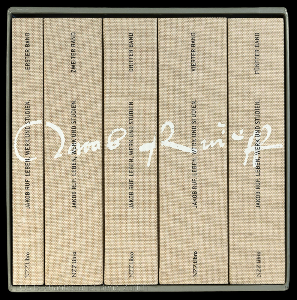 Jakob Ruf, Leben,Werk und Studien. - EOS BUCHANTIQUARIAT BENZ Keller, Hildegard Elisabeth (Herausgeberin); -Jakob Ruf, Leben,Werk und Studien.