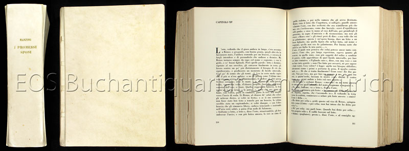 I Promessi Sposi. - EOS BUCHANTIQUARIAT BENZ Manzoni, Alessandro: -I Promessi Sposi.