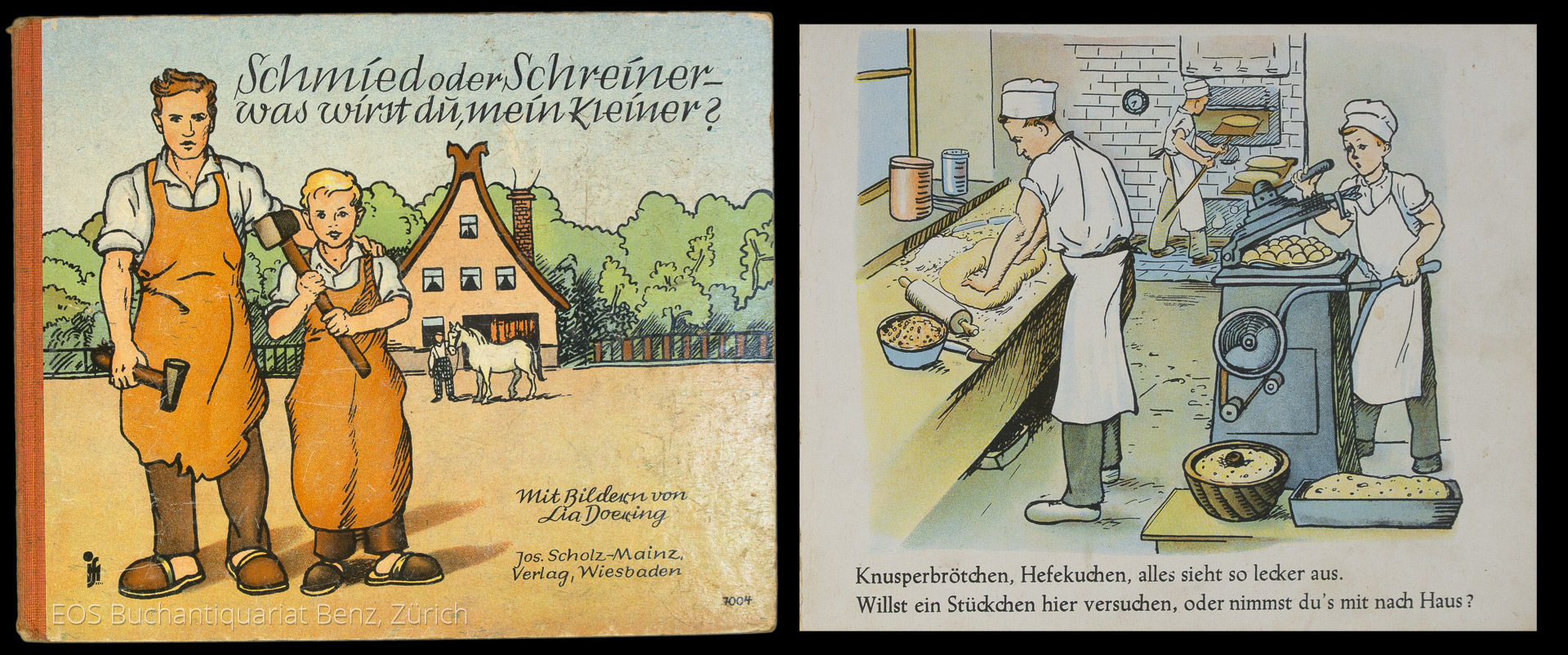 Schmied oder Schreiner - - EOS BUCHANTIQUARIAT BENZ Doering, Lia: -Schmied oder Schreiner -