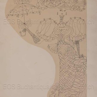 Fischer, Hans (1909–1958): -Frau mit Hut und Schirm.