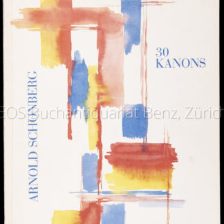 Schönberg, Arnold: -30 Kanons.