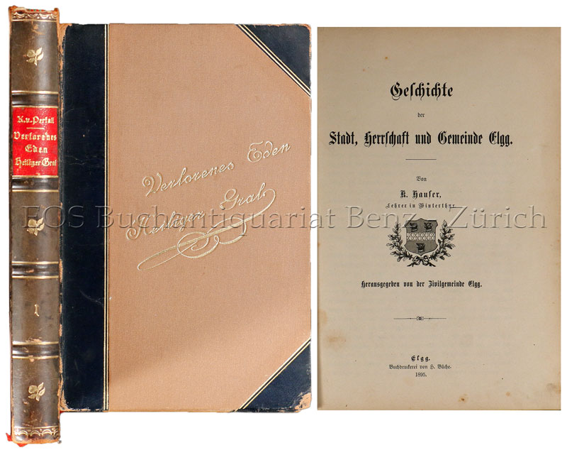 Verlorenes Eden - Heiliger Gral. - EOS BUCHANTIQUARIAT BENZ Perfall, Karl von: -Verlorenes Eden - Heiliger Gral.