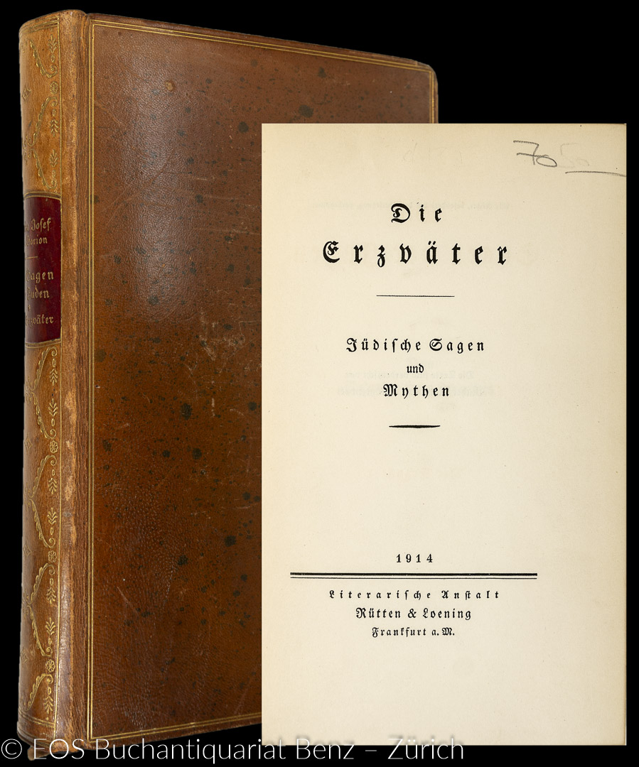 Die Erzväter. - EOS BUCHANTIQUARIAT BENZ -Die Erzväter.
