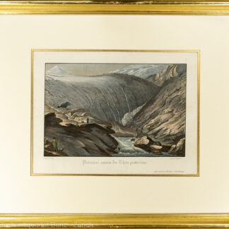 Bleuler, Johann Ludwig -(1792–1850): Premiere source du Rhin posterieur.