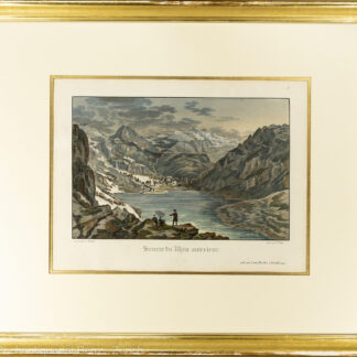 Bleuler, Johann Ludwig -(1792–1850): Source du Rhin anterieur.
