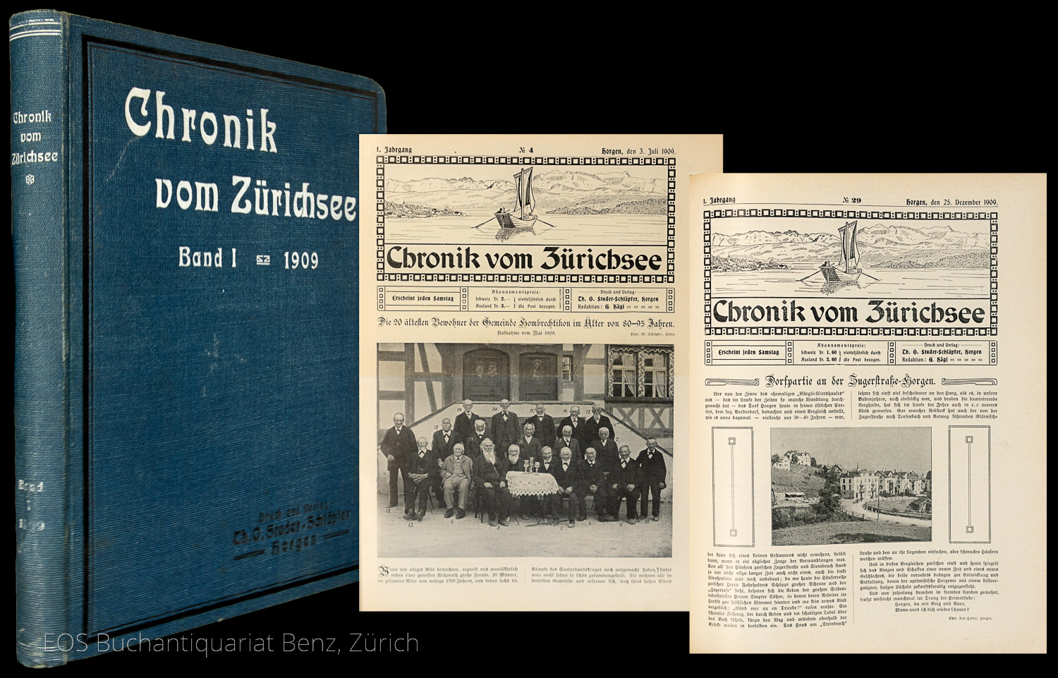 Chronik vom Zürichsee. - EOS BUCHANTIQUARIAT BENZ -Chronik vom Zürichsee.