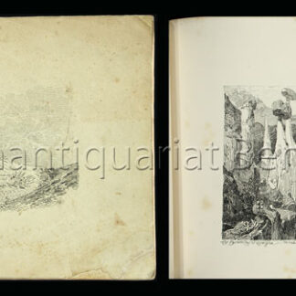 Töpffer, Rodolphe; -Voyage autour du Mont-Blanc dans les vallées d'Hérens de Zermatt et au Grimsel. Autographie par R.T.