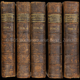 Haller, Albrecht von (Hrsg.): -Disputationes Chirurgicae