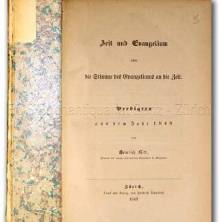 Kitt, Heinrich: -Zeit und Evangelium