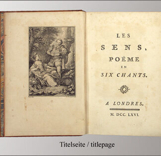 Rosoi, B.F. du: -Les sens, poëme en six chants.