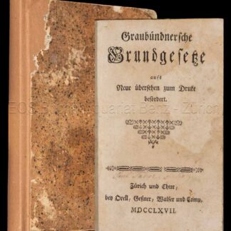 -Graubündnerische Grundgesetze.