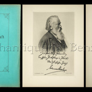 Steiner, A: -Biographie von Johannes Brahms (1833-1897)