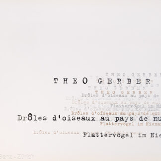 Gerber, Theo: -Drôles d'oiseaux au pays de nulle part. –