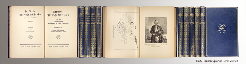 (1.:) Die Werke. (2.:) Briefe. - EOS BUCHANTIQUARIAT BENZ Friedrich der Grosse: -(1.:) Die Werke. (2.:) Briefe.