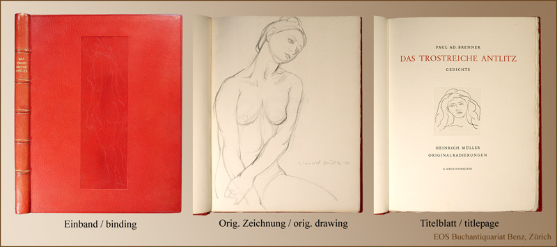 Das trostreiche Antlitz. - EOS BUCHANTIQUARIAT BENZ Brenner, Paul Ad.: -Das trostreiche Antlitz.