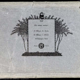 Witzig, Hans (1889-1973): -Modèles de Dessin.