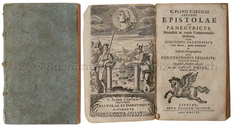 Epistolae et panegyricus. - EOS BUCHANTIQUARIAT BENZ Plinius Caecilius Secundus, C(aius): -Epistolae et panegyricus.