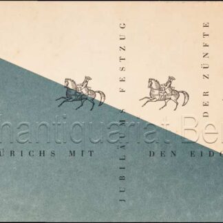Laubi, Hugo: -Zur Erinnerung an den Eintritt Zürichs in den Bund der Eidgenossen 1351.
