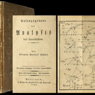 Kästner, Abraham Gotthelf: -Anfangsgründe der Analysis des Unendlichen.