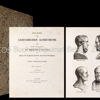 Horner, J(ohann) J(akob), Hrsg.: -Bilder des griechischen Alterthums oder Darstellung der berühmtesten Gegenden und der wichtigsten Kunstwerke des Alten Griechenlandes.