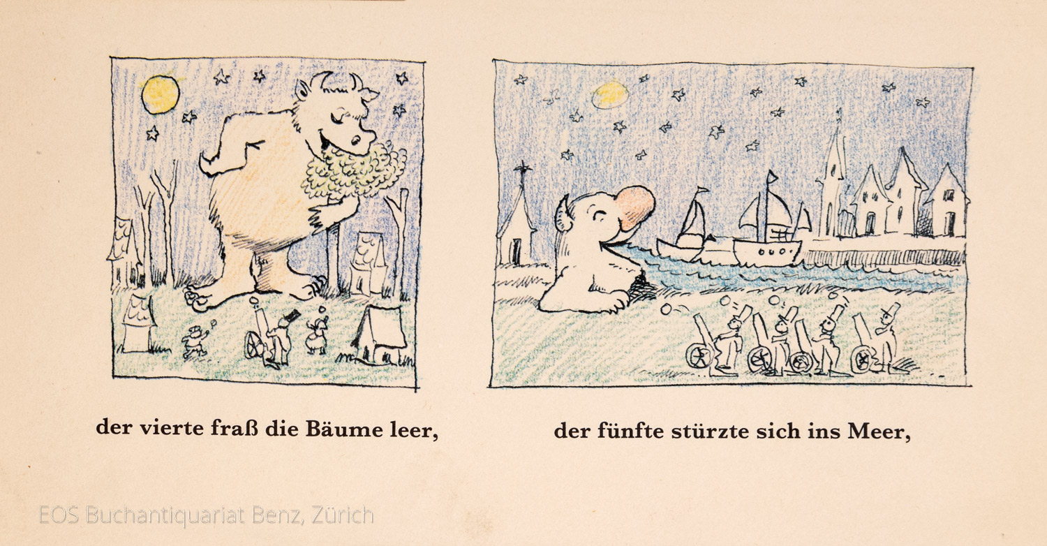 Sendak, Maurice: Die Geschichte von den sieben kleinen Riesen. – Bild 2
