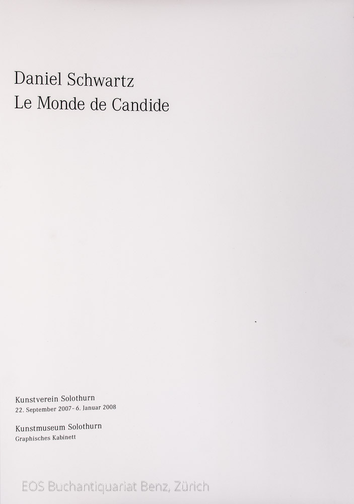 Schwartz, Daniel Le Monde de Candide. – Bild 2