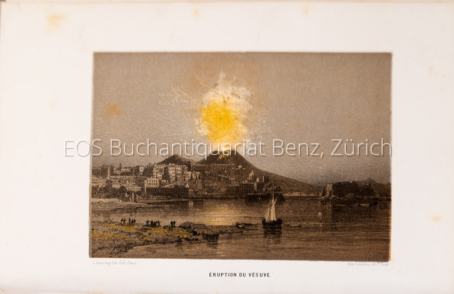 Boscowitz, Arnold: Les volcans et les tremblements de terre. – Bild 2