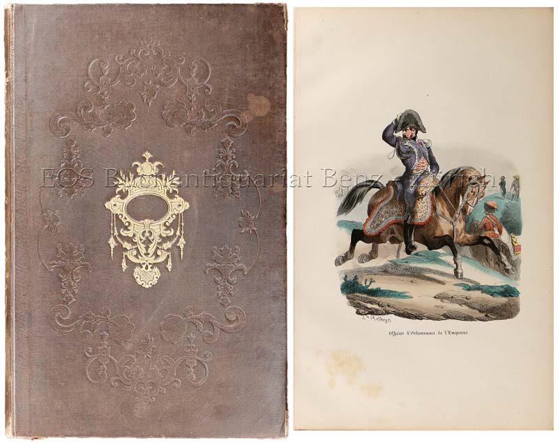 -Collection des types de tous les corps et des uniformes miltaires de la République et de l'Empire.