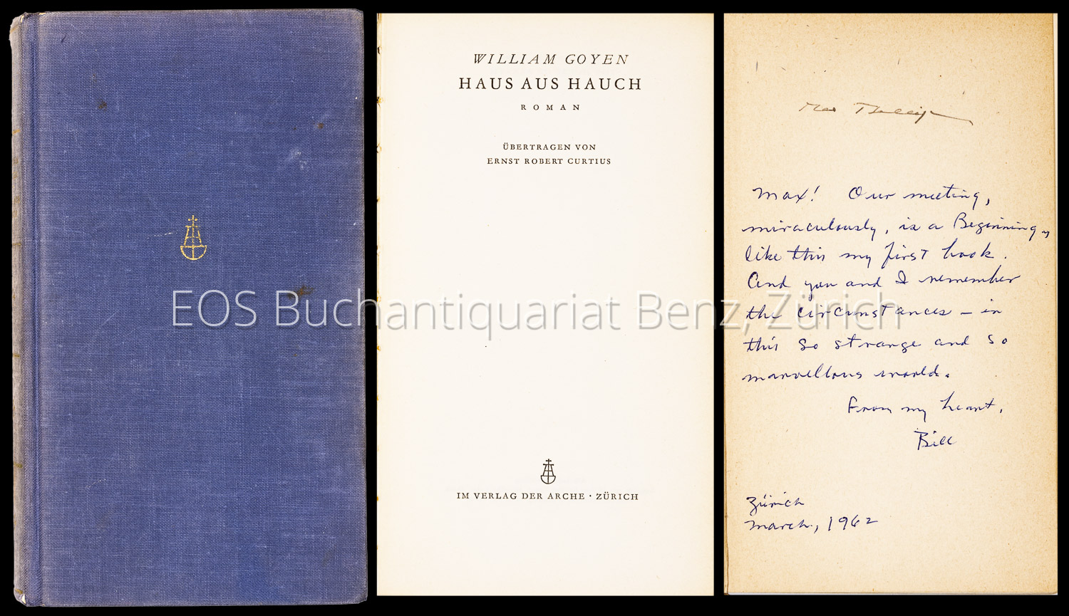 Goyen, William: -Haus aus Hauch.