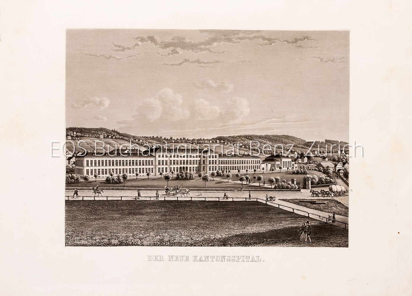 Vogel, Friedrich und Escher, Gottfried von: Memorabilia Tigurina, oder Chronik der Denkwürdigkeiten des Kantons Zürich, 1840–1850 (und) 1850-1860. - Image 2