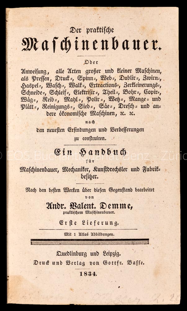 Demme, Andr(eas) Valent(in): Der praktische Maschinenbauer. – Bild 3