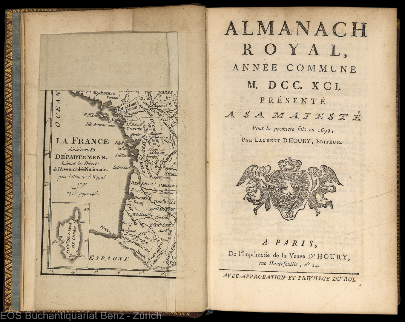 Almanach royal, année commune, M.DCC.XCI. – Bild 3