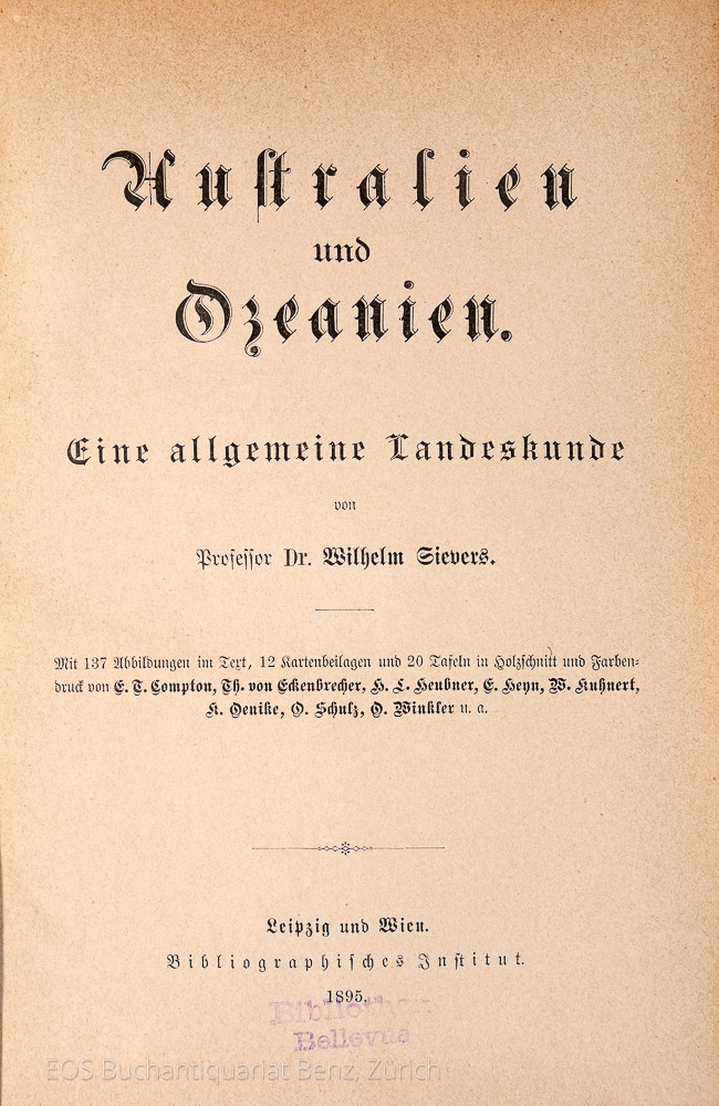 Sievers, Wilhelm: Australien und Ozeanien. – Bild 2