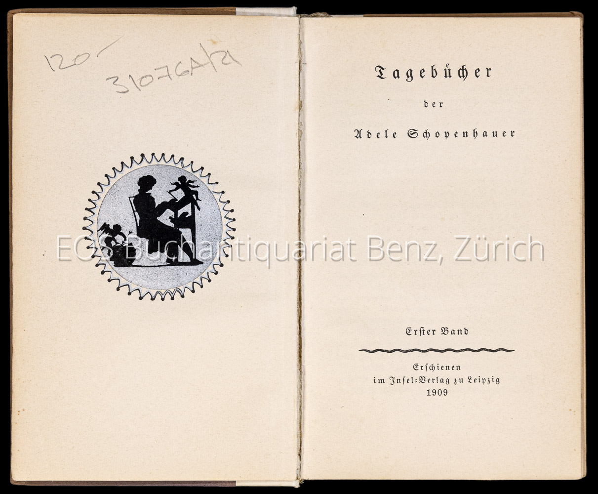 Schopenhauer, Adele: Tagebücher. – Bild 2