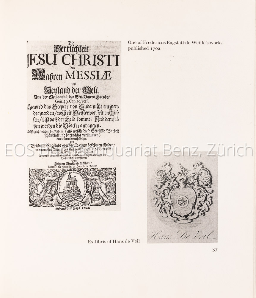 Weill, Ernest B.: Weil - de Veil, a genealogy. - Image 3