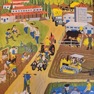 -Auf dem Feld und im Dorf.
